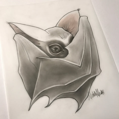"Little Bat" Original Drawing